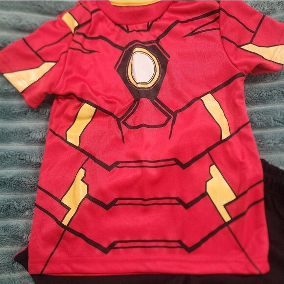 Kids Iron Man Superhero Costume Set - Red and Black - Picture 2 of 5